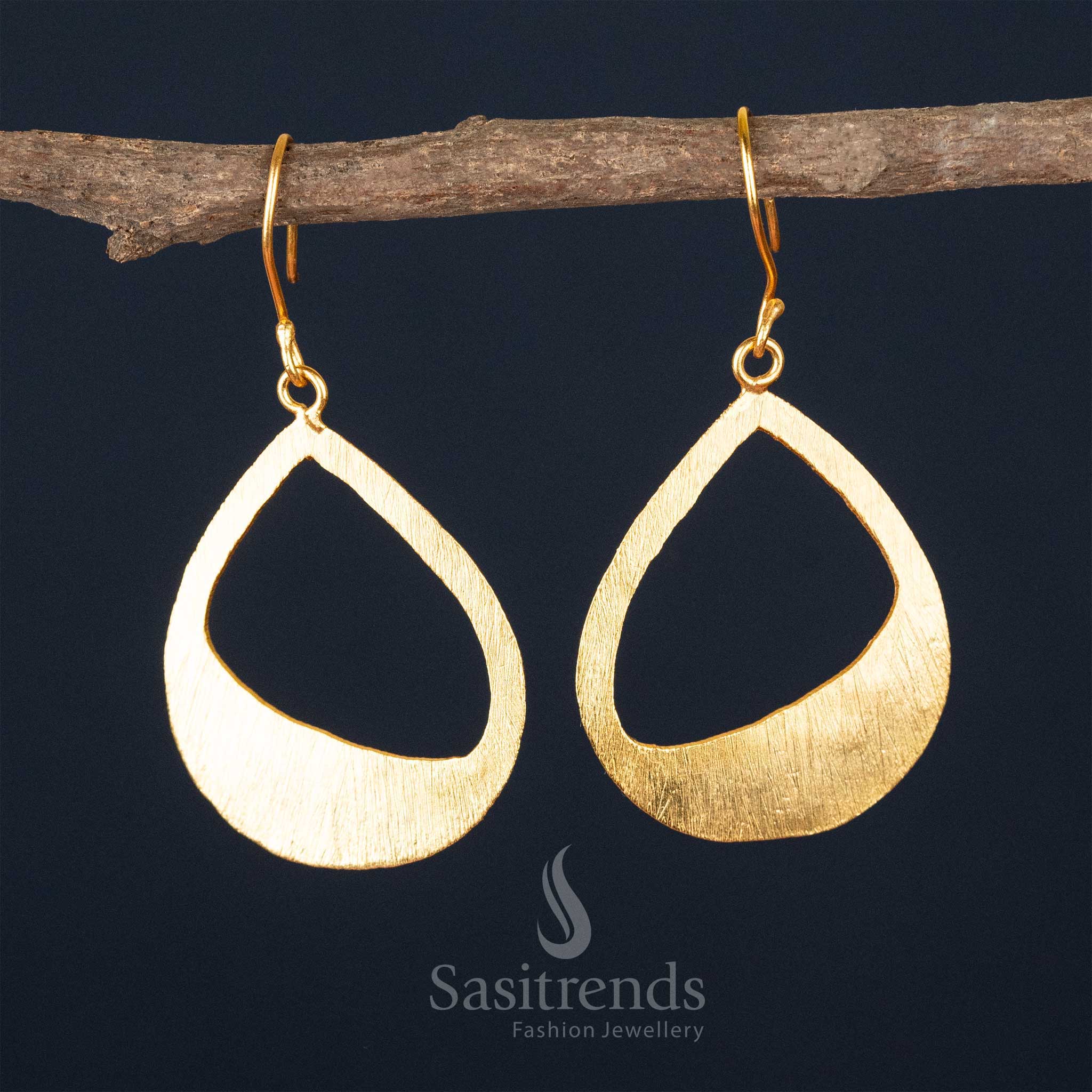 Modern Allure: Designer Gold-Plated Earrings Collection- Sasitrends - Image 5