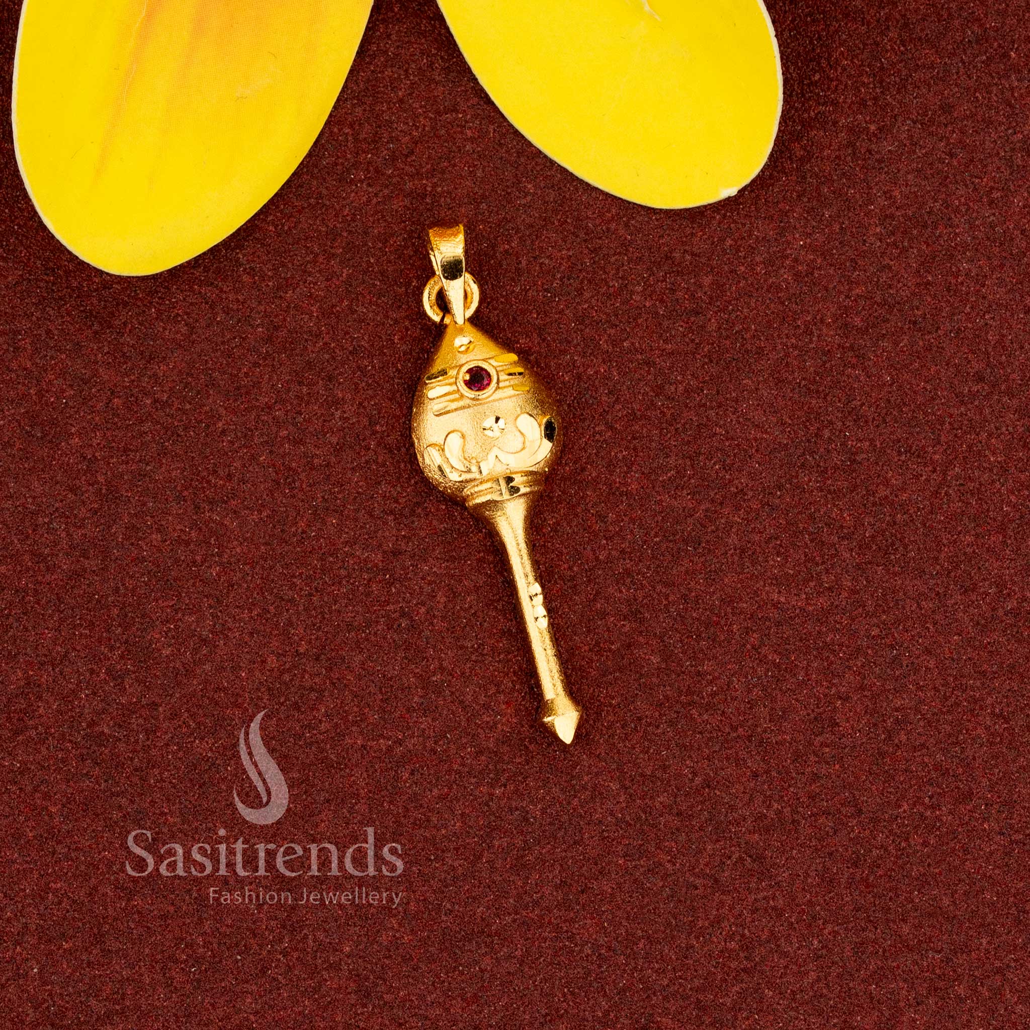 Divine Micro Gold Plated Traditional Forming Pendant Collections for Temple Wear, Cultural Functions - Image 5