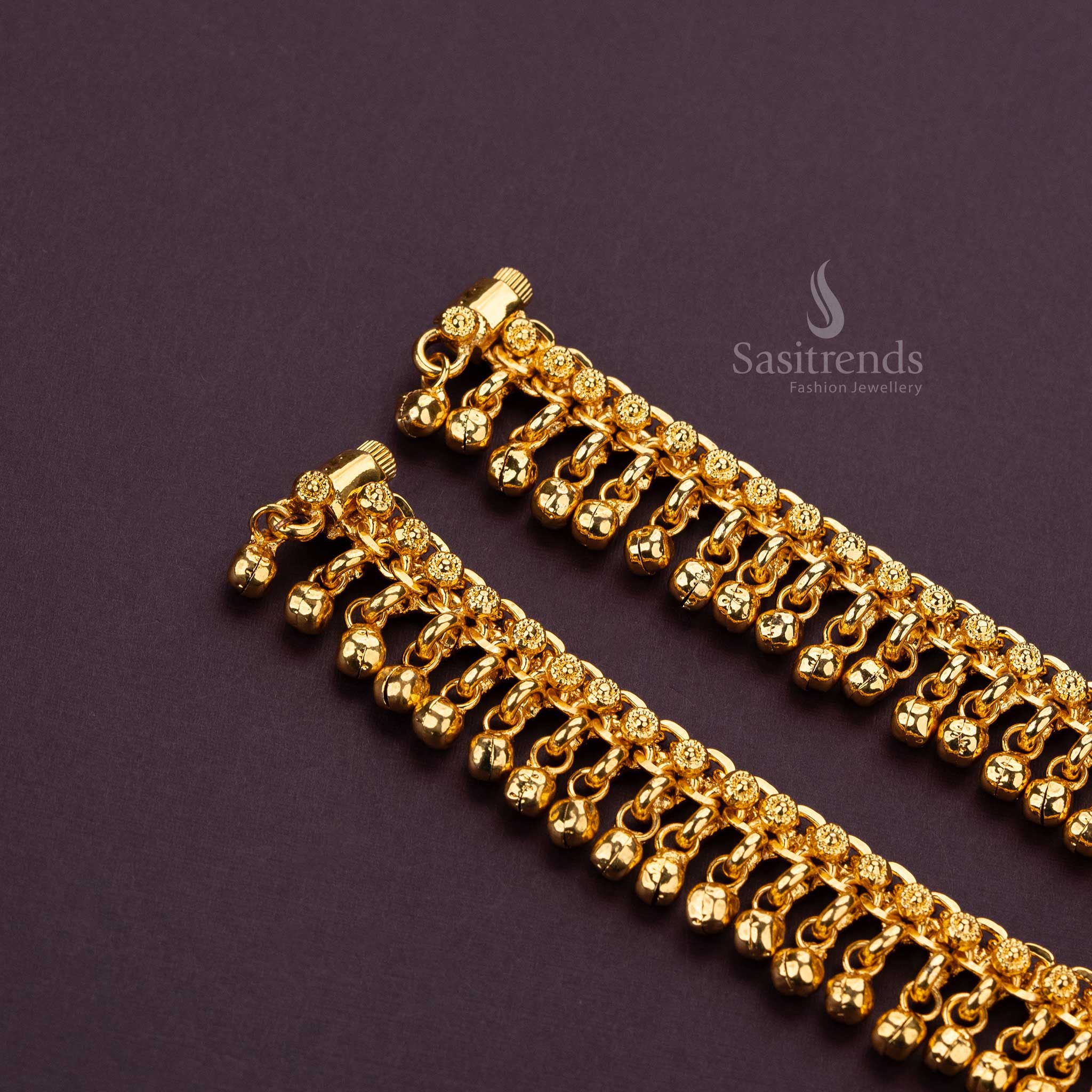 Exquisite Micro Gold Plated Long Anklets with Premium Craftsmanship - Sasitrends - Image 3