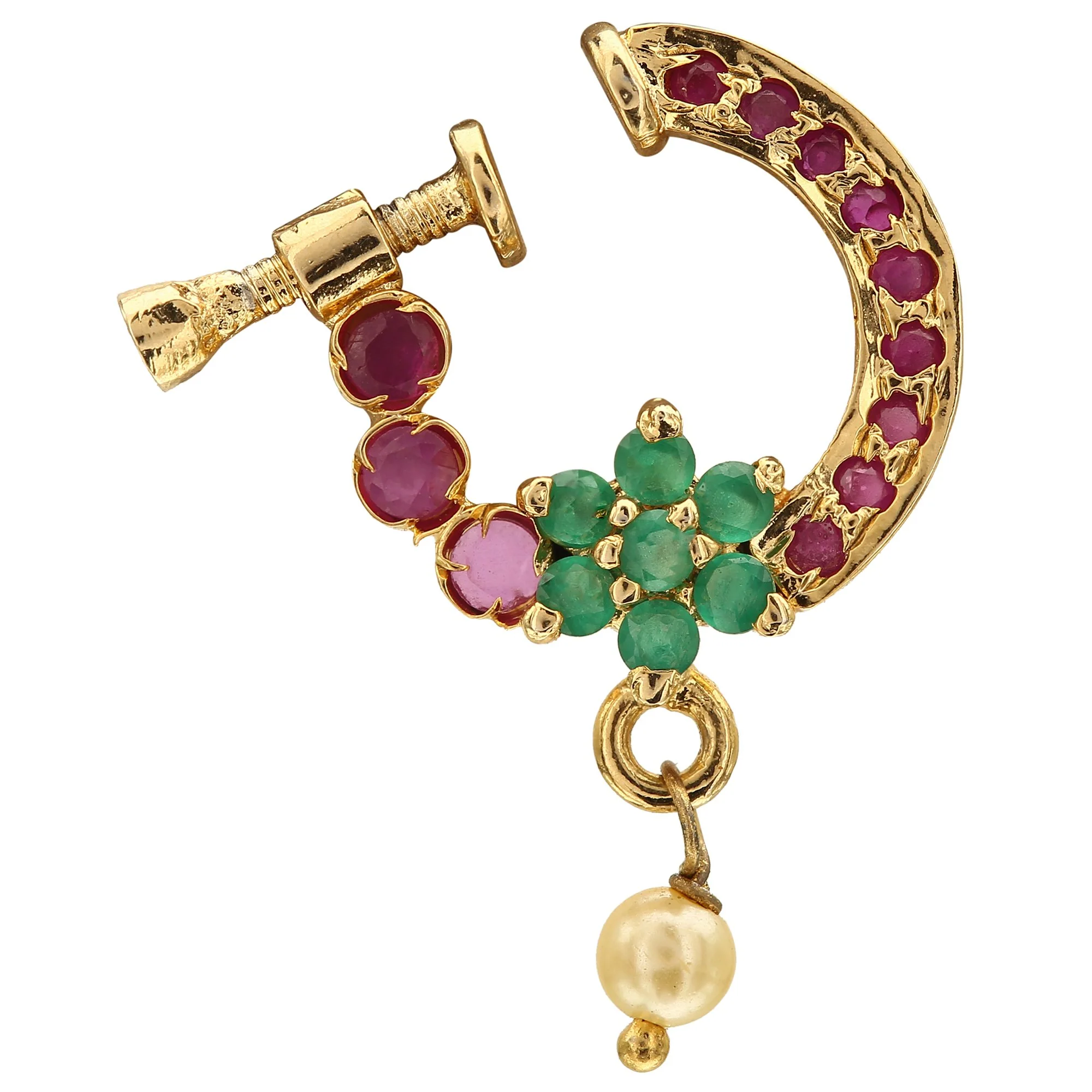 Buy Artificial Flower Nose Ring Online - Sasitrends - Image 4