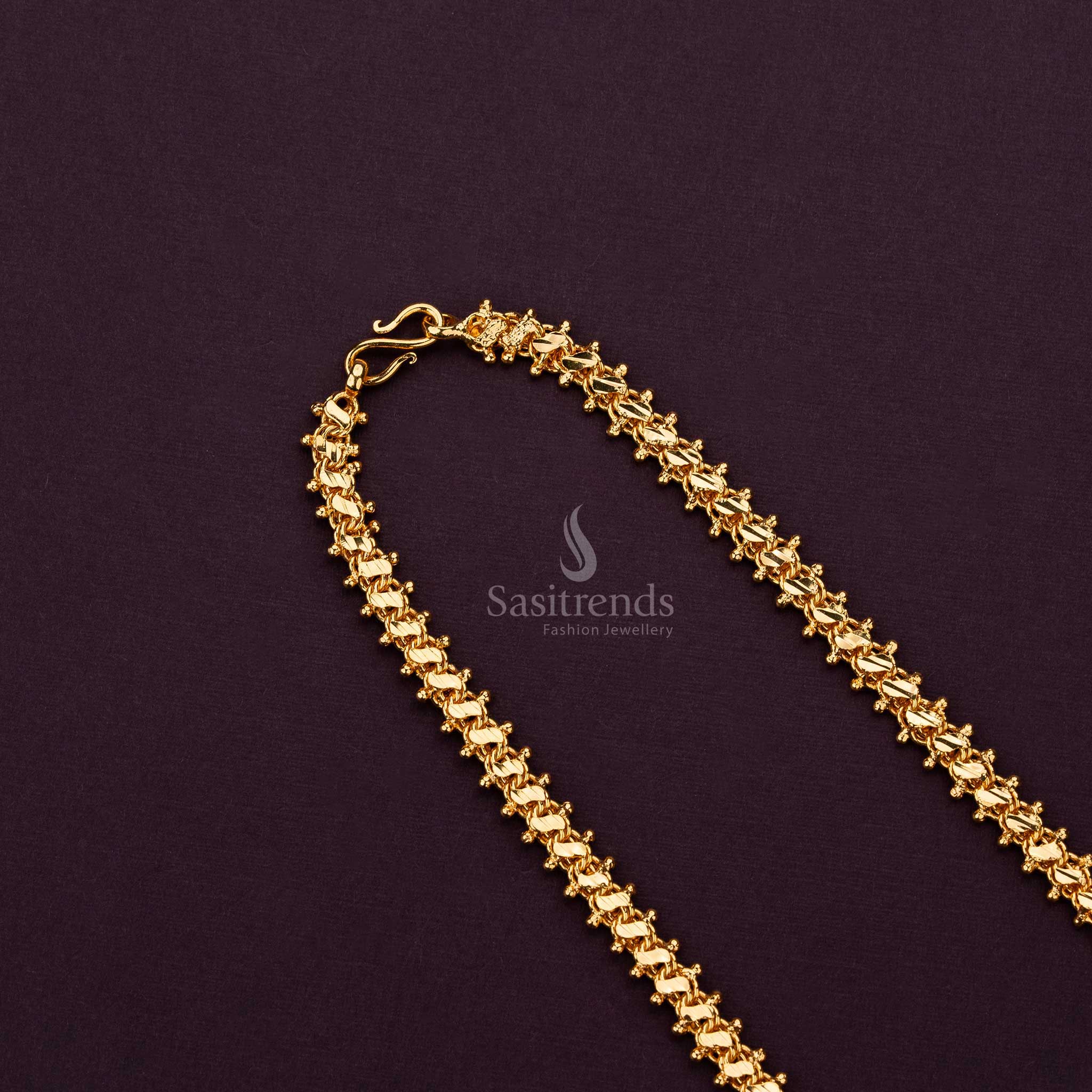 Attractive Micro Gold Plated Designer Chain with Lifetime Guarantee - Sasitrends - Image 6