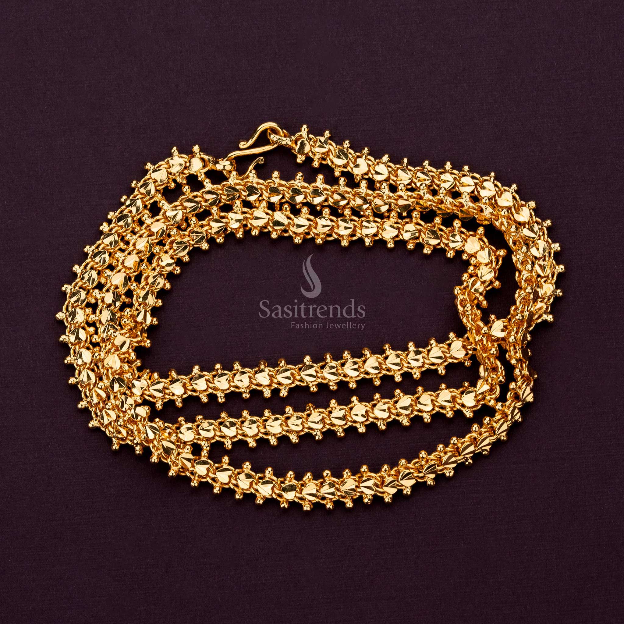 Attractive Micro Gold Plated Designer Chain with Lifetime Guarantee - Sasitrends - Image 7