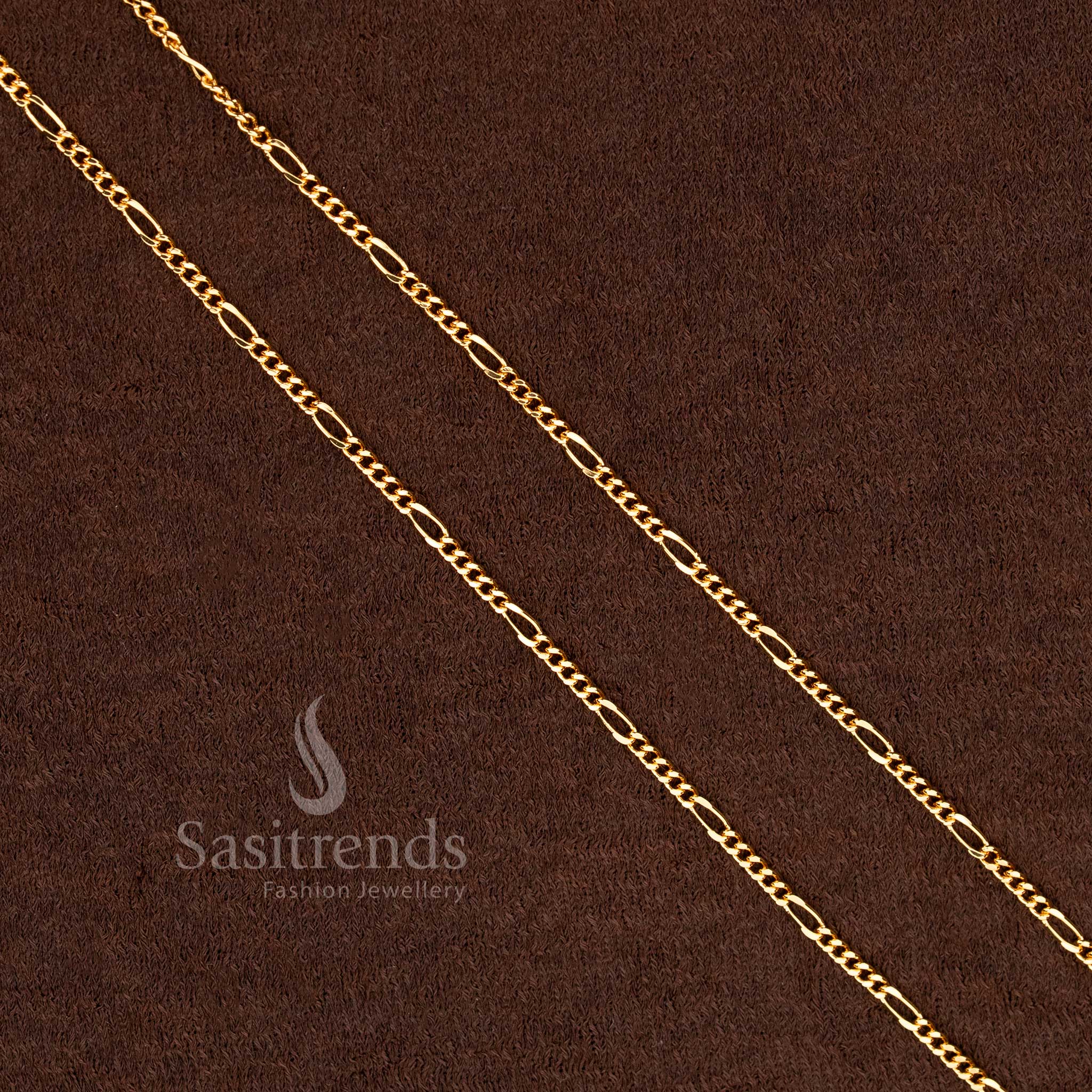 Guaranteed One Gram Micro Gold Plated Chain Collection – 24K Pure Gold Plated Traditional Chains - Image 13