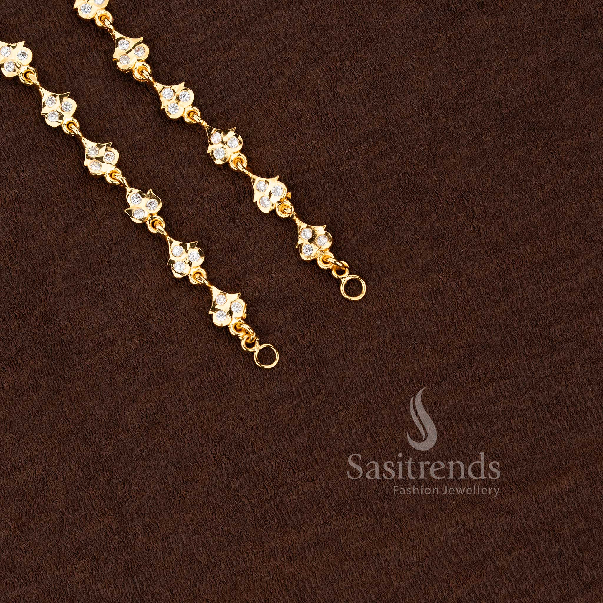 Traditional Impon Gati Micro Gold Plated Tri-Leaf Bud Motif Matil – Guaranteed Jewellery look like real gold - Image 7