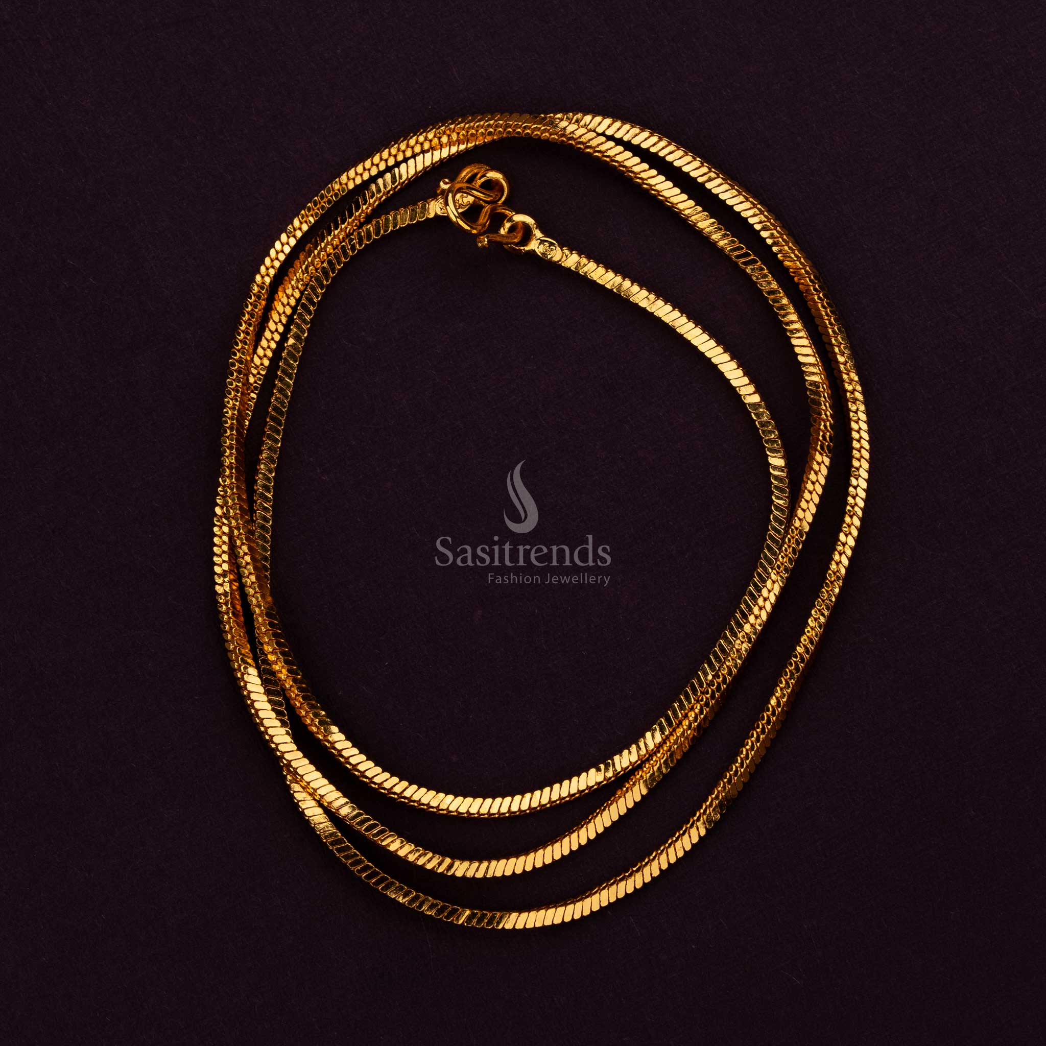 Guaranteed One Gram Micro Gold Plated TV Chains Collection | Available in Five Thicknesses, 18 and 24-Inch Lengths - Sasitrends - Image 6